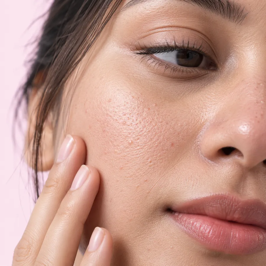 Uneven skin & texture
